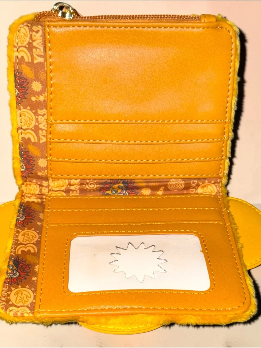 Loungefly The Lion King Exclusive 30th Anniversary Simba Plush Flap Wallet